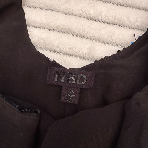 NBD Sequin Stripe Dress - Picture 8 of 10